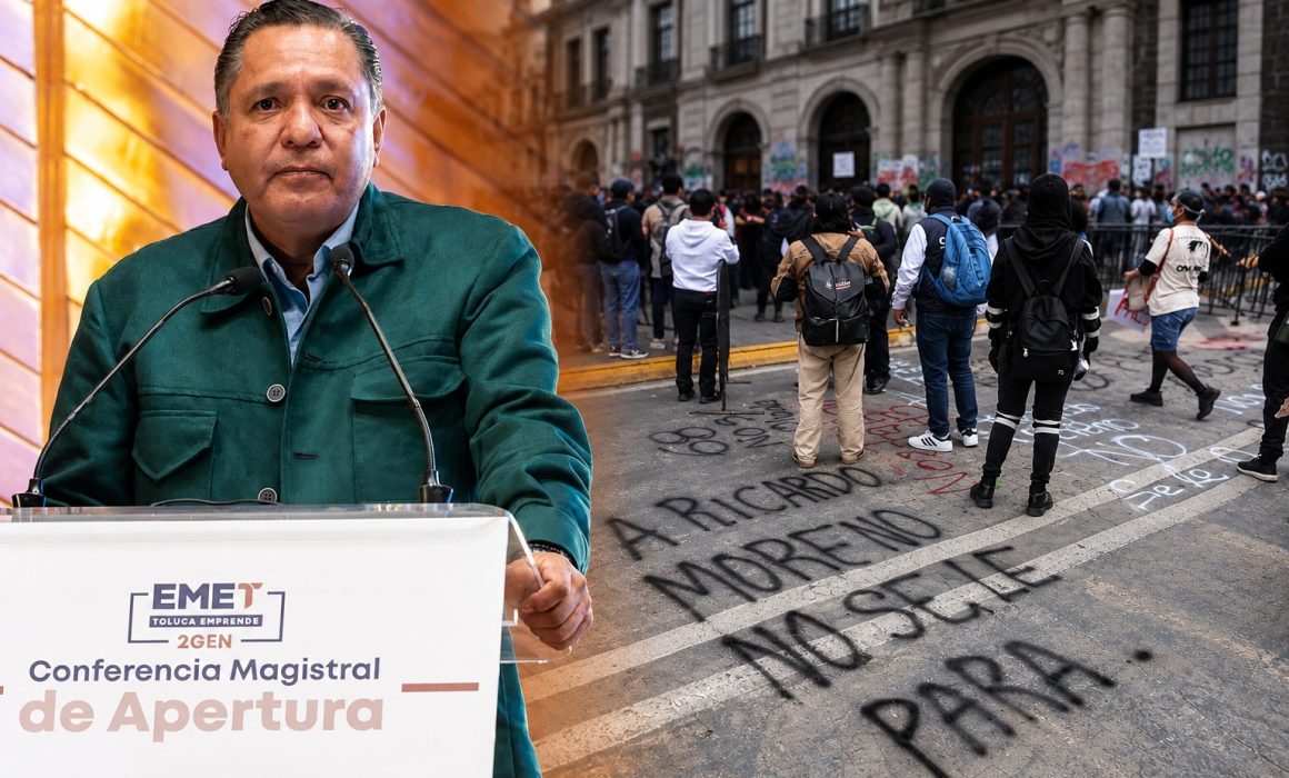 Acusan a Ricardo Moreno de represor durante marcha del 2 de octubre