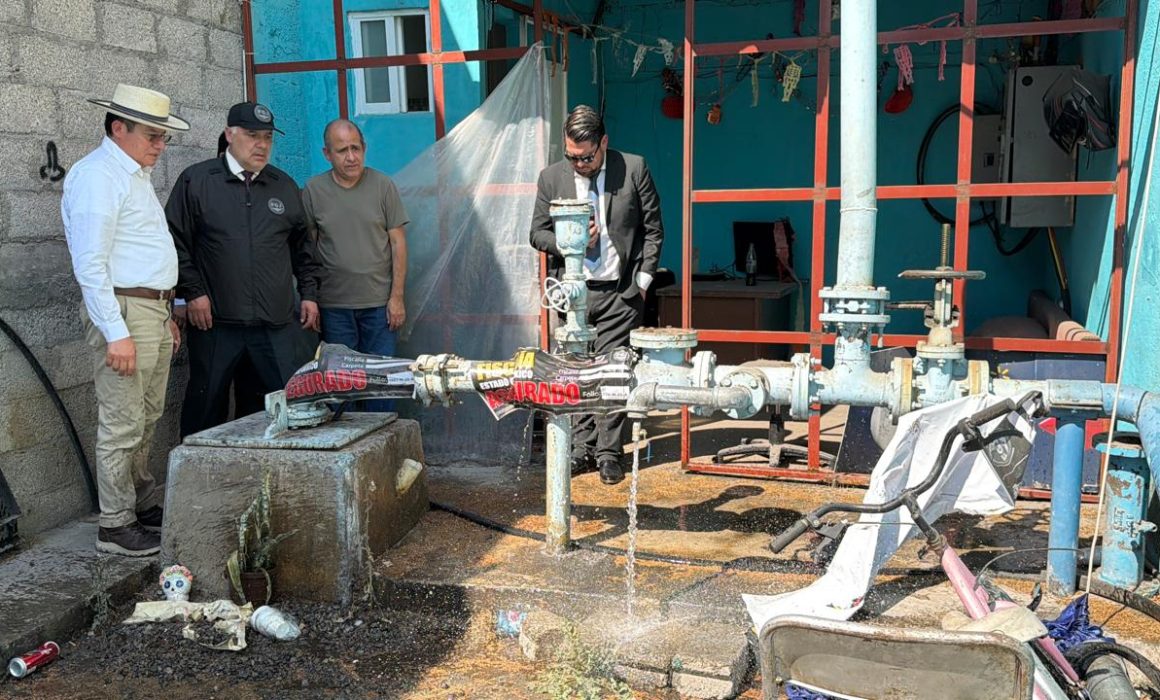 Alertan a Sheinbaum por robo de agua del Cutzamala en Ecatepec