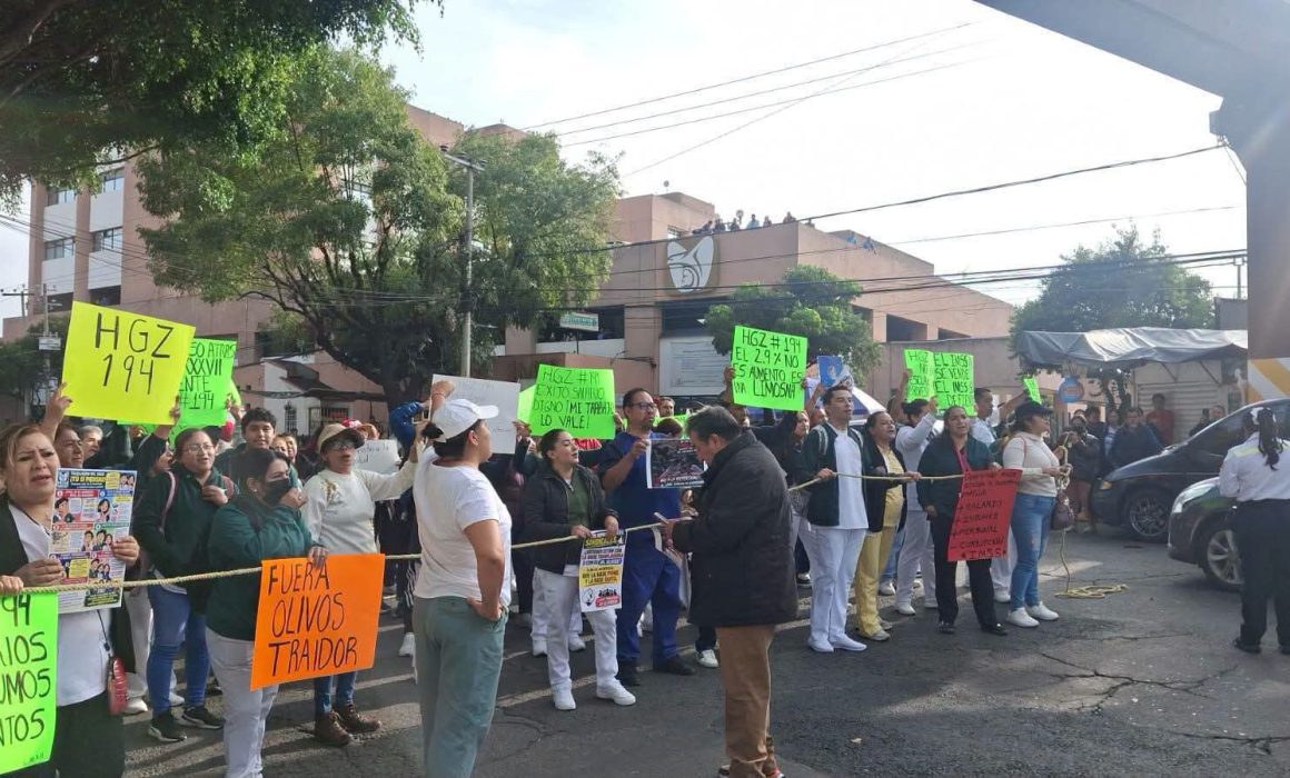 Alertan por bloqueos del IMSS en Valle de México en al menos 19 puntos