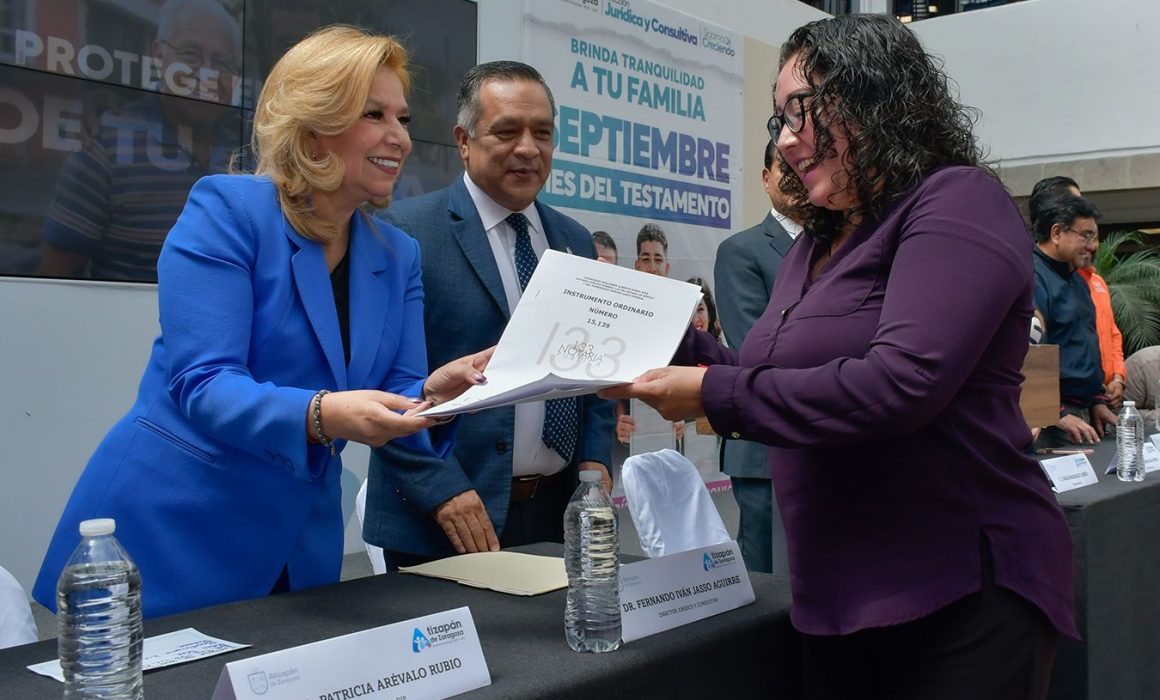 Apoya Atizapán a mil 670 familias con testamentos de bajo costo en 2026