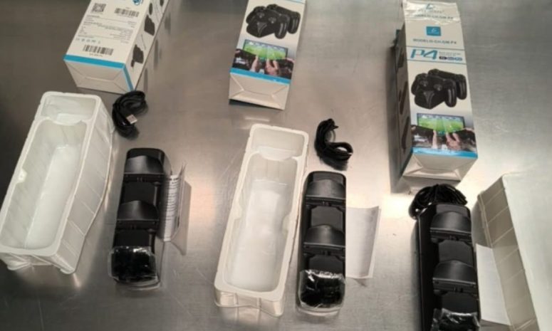 Aseguran en el AICM metanfetamina oculta en bases para videojuegos