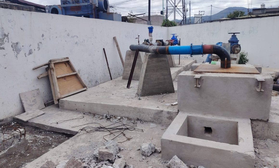 Avanza rehabilitación del pozo Colosio 1 en Ecatepec
