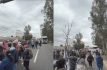 Bloquean vecinos Texcoco-Lechería por conflicto de agua en Tezoyuca