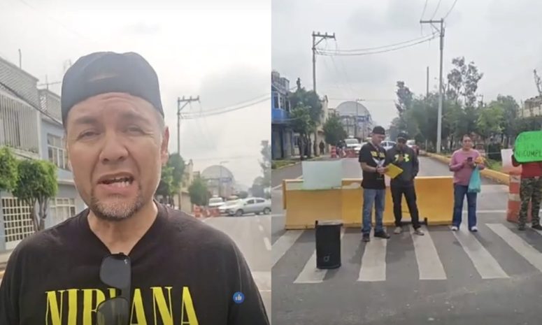 Bloquean vecinos vialidades en Neza por obras inconclusas de Conagua