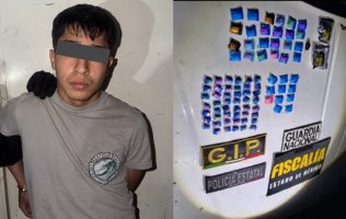 Cae con 82 dosis de presunta droga mientras circulaba en moto