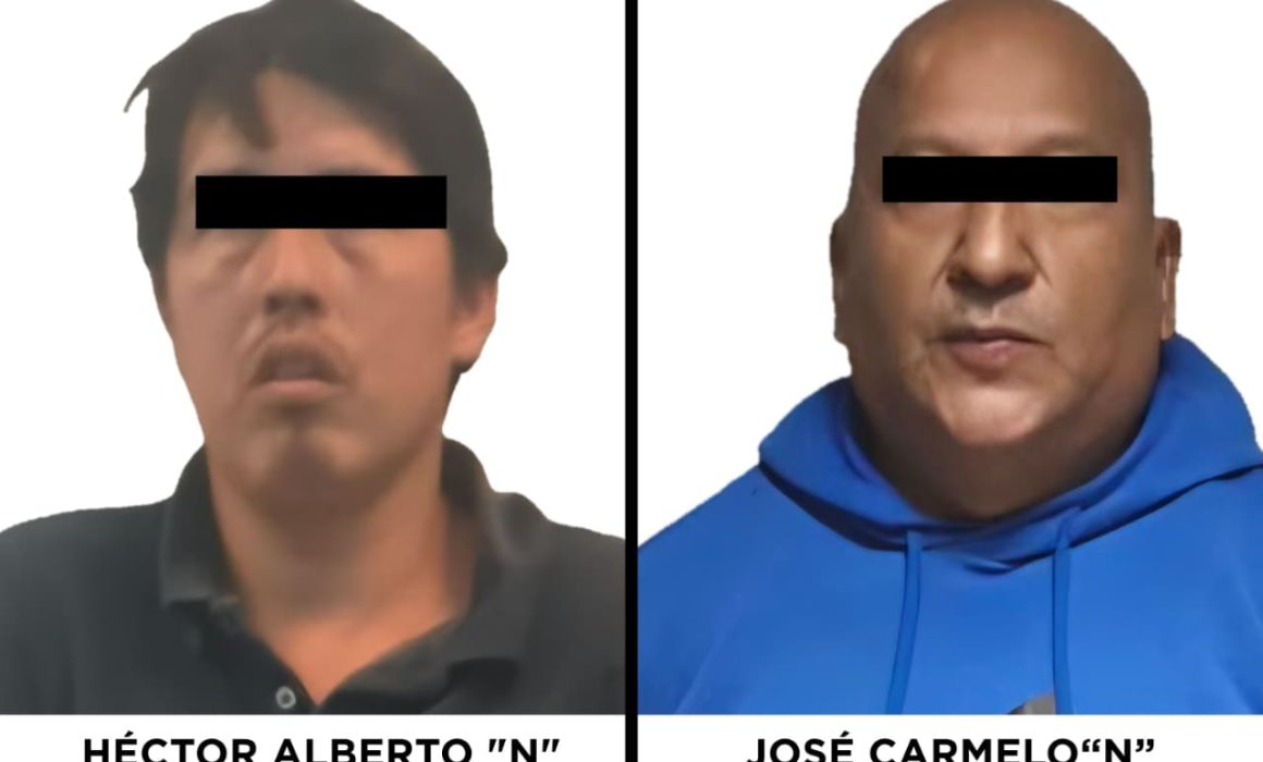 Capturan a 2 presuntos extorsionadores ligados a la USON en Tecámac