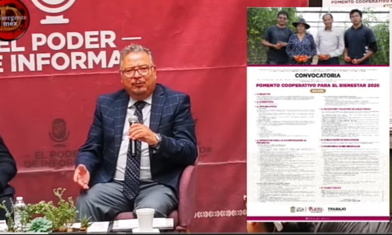 Abre Edomex convocatoria con apoyos de hasta 200 mil para cooperativas