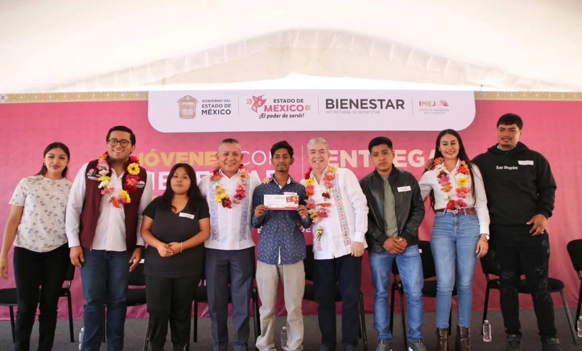 Dan apoyos de 6 mil pesos a jóvenes de 9 municipios del sur del Edomex