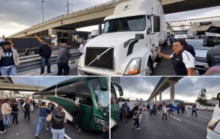 Deja lesionados choque entre automovilistas y manifestantes en Lerma