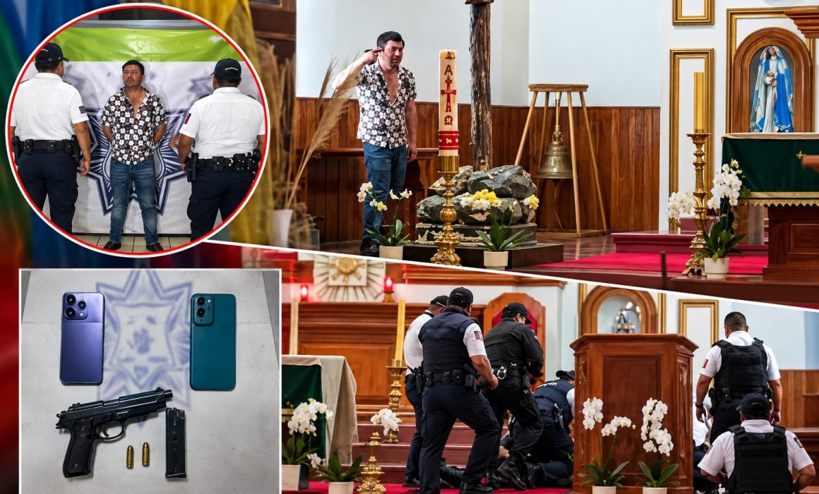 Desarman a feligrés que amenazaba a sus hermanos en Zinacantepec