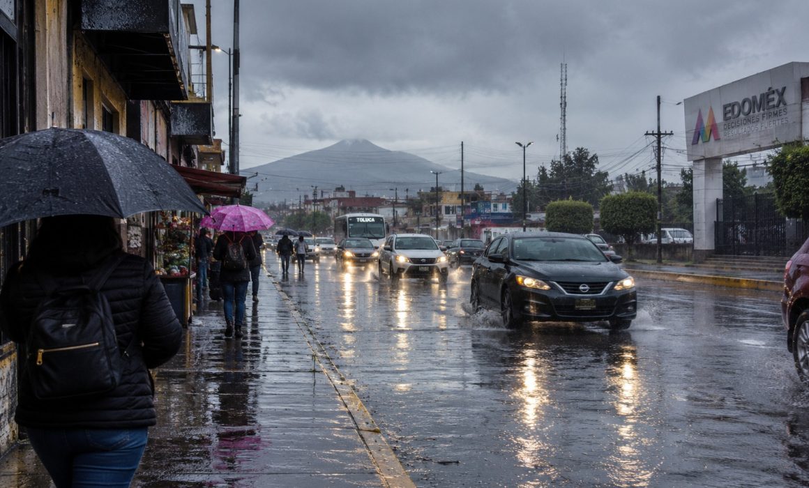 Desatan canales de baja presión frío en el Edomex este miércoles
