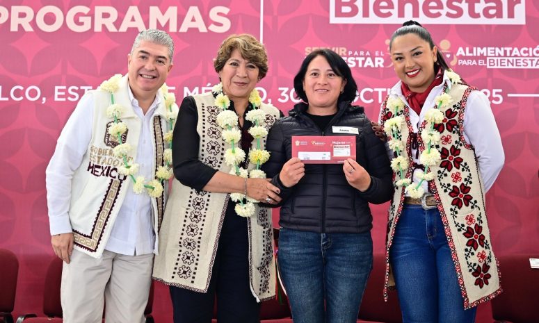 Destaca Delfina Gómez histórica reducción de pobreza en Edomex