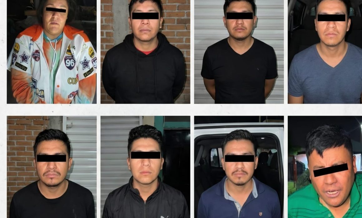 Detienen a 8 presuntos integrantes de USON en Ecatepec