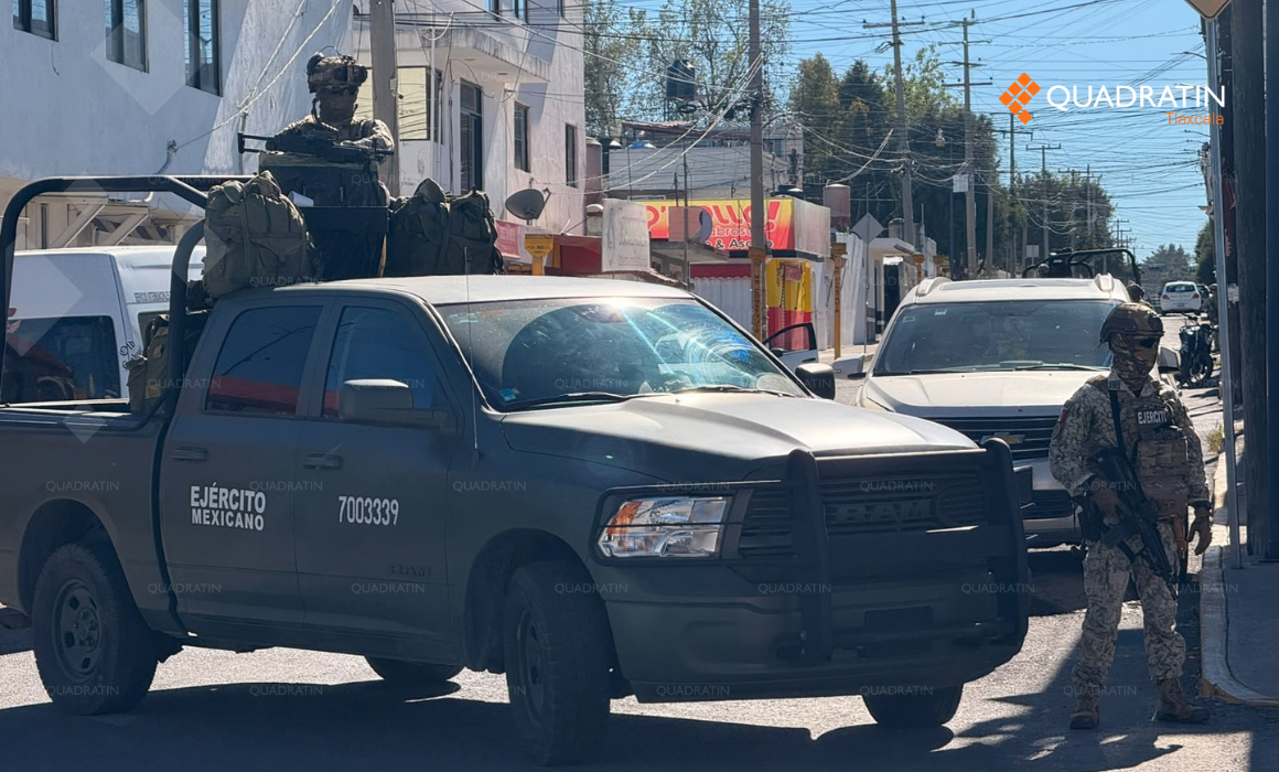 Detienen a presunto jefe del CJNG en Apizaco durante operativo federal