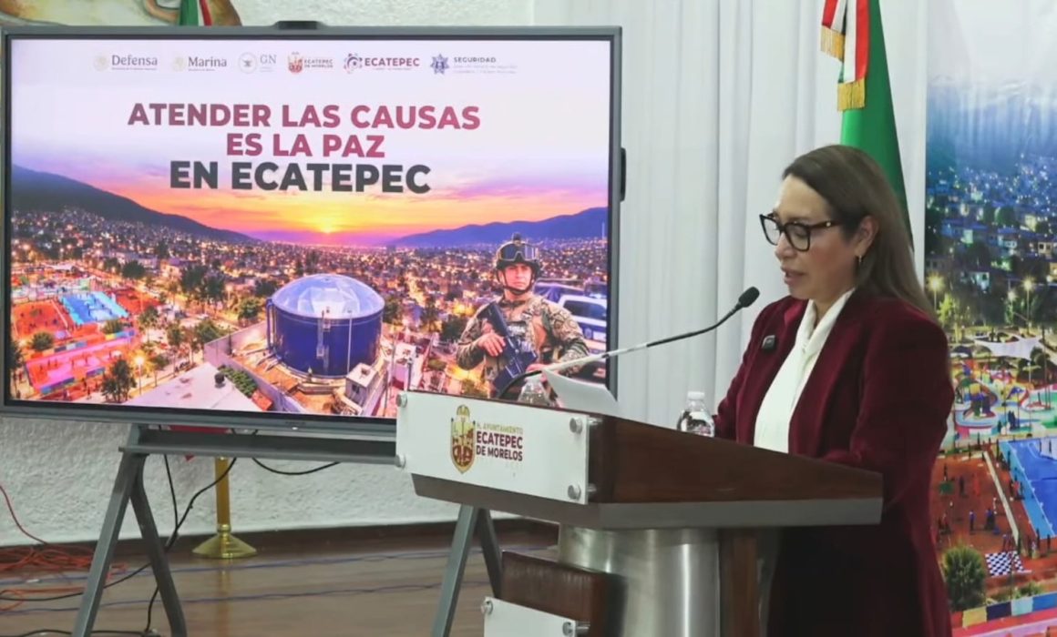 Disminuyen 41.8% delitos de alto impacto en Ecatepec: Azucena Cisneros