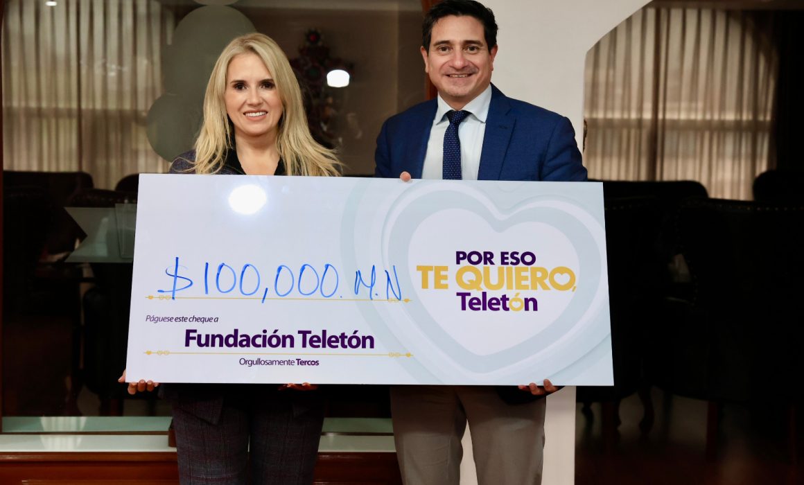 Dona Huixquilucan 100 mil pesos al Teletón para apoyar a menores