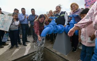 Entrega Pedro Rodríguez pozo que dará agua a 30 mil vecinos de Atizapán