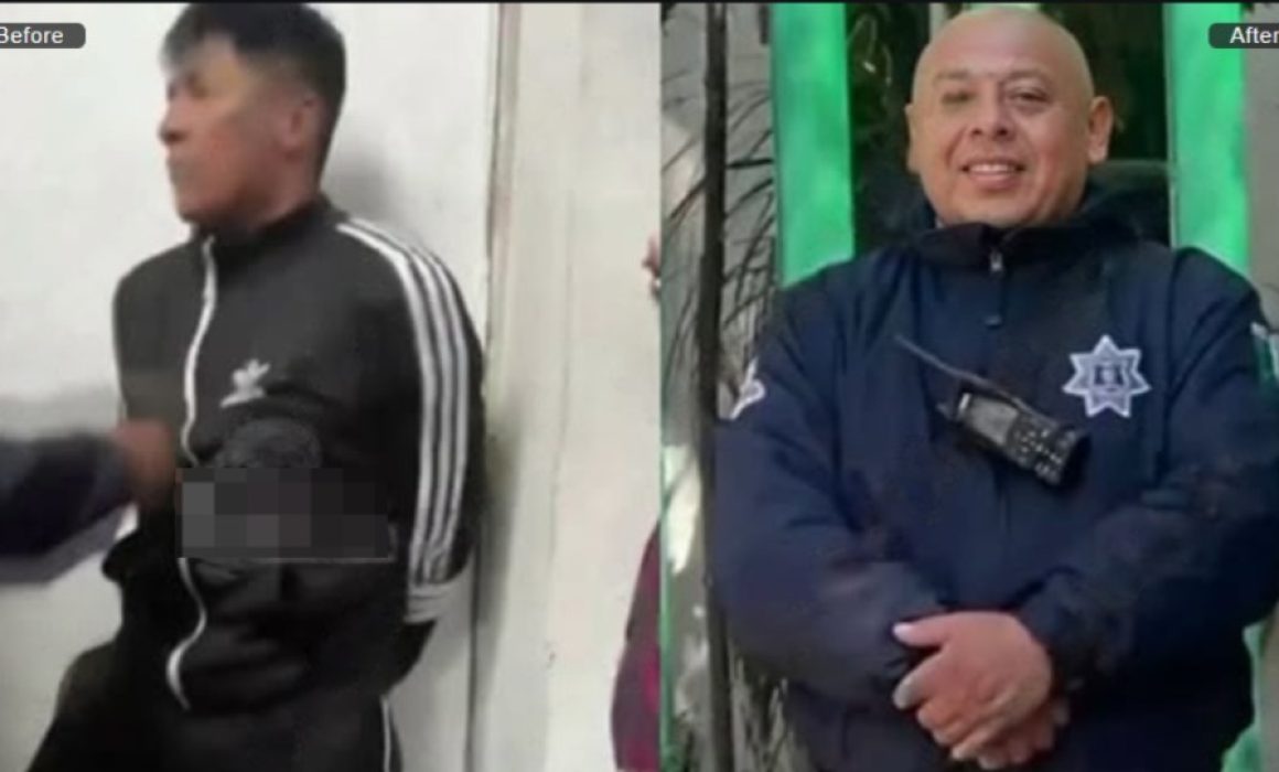 Exhiben a policía de Neza golpeando a supuesto ladrón para confesar