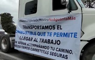 Generan protestas de transportistas bloqueos en 6 puntos del Edomex