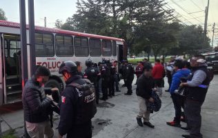 Implementan operativo para proteger a mujeres en transporte de Toluca