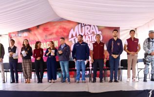 Inauguran mural de Día de Muertos en Tepeji del Río