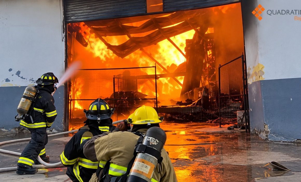 Incendio en León deja herido y mil evacuados