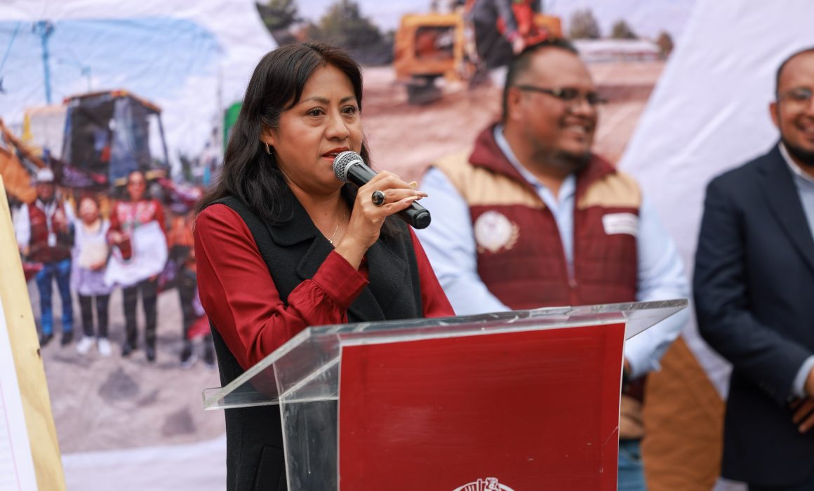 Inician rehabilitación de avenida Arca de Noé en Chimalhuacán
