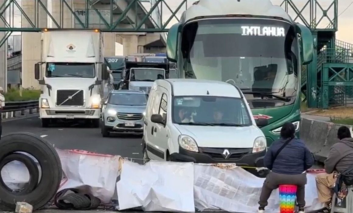 Interviene Codhem en bloqueo de México-Toluca; pide proteger a mujeres