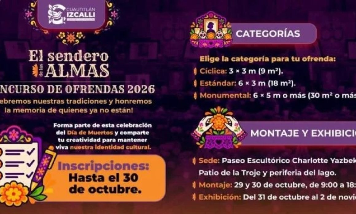 Llena Cuautitlán Izcalli de color y tradición con concurso de ofrendas