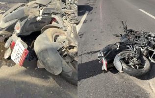 Muere motociclista arrollado por camión en la México-Querétaro