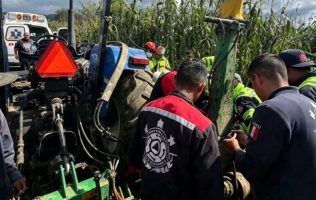 Pierde menor su pierna tras accidente con trituradora en Villa Victoria