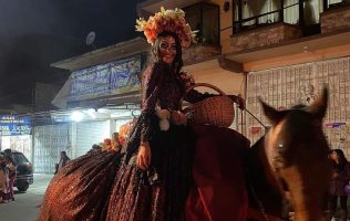 Preparan callejoneada y velación con la Catrina en Amecameca