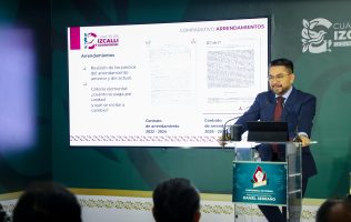 Presenta Daniel Serrano cifras de ahorro en arrendamiento de Izcalli