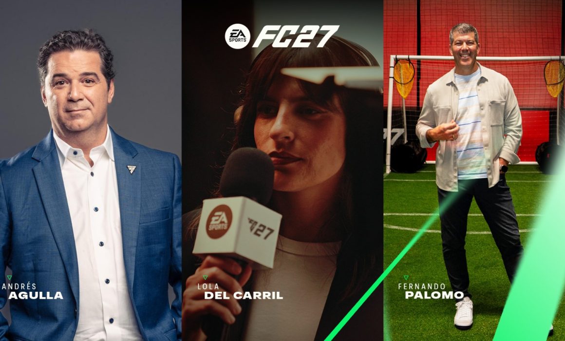 Presenta EA FC 27 nuevas voces para sus partidos en español latino