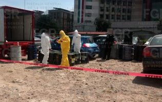 Procesan a chofer con 2,000 litros de químicos para narcolaboratorios