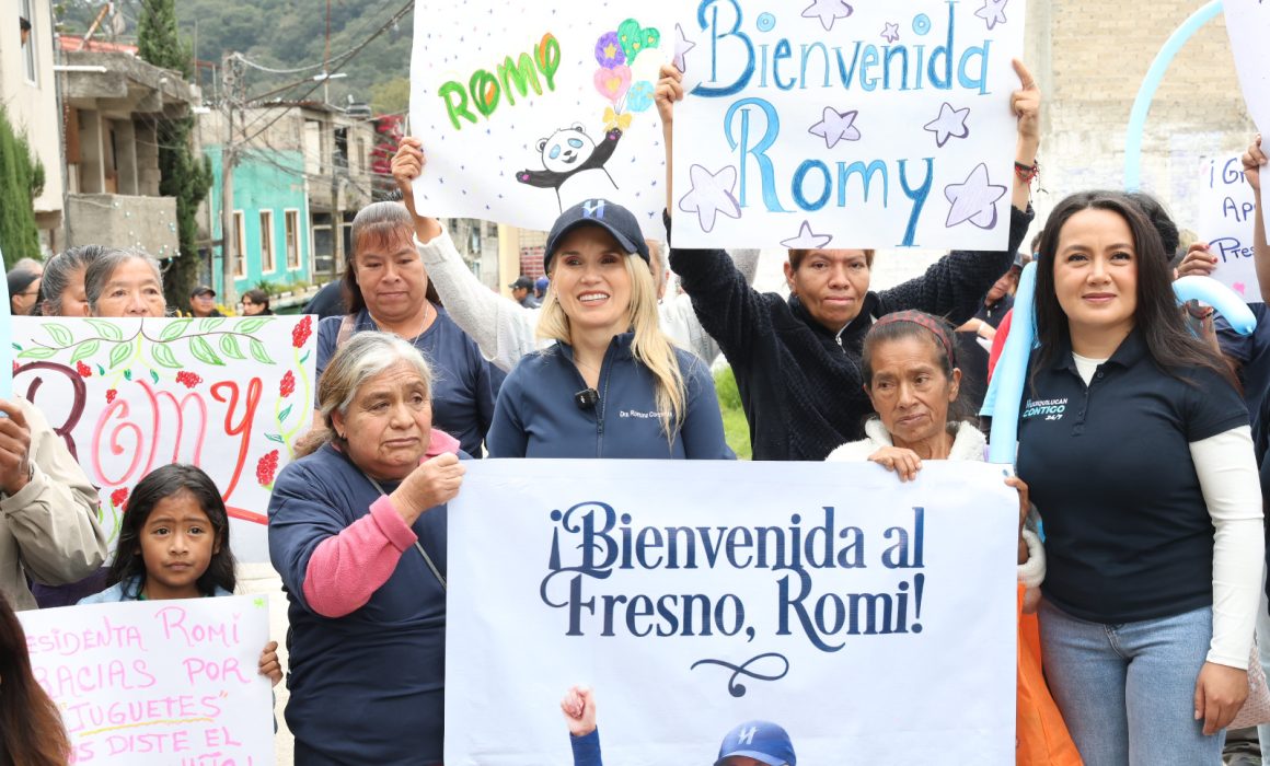 Ratifica Romina Contreras aprobación nacional y anuncia plan vial