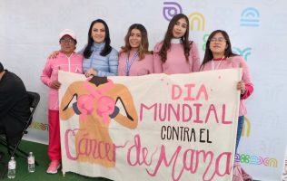 Realiza DIF Metepec caminata y jornada de prevención del cáncer de mama