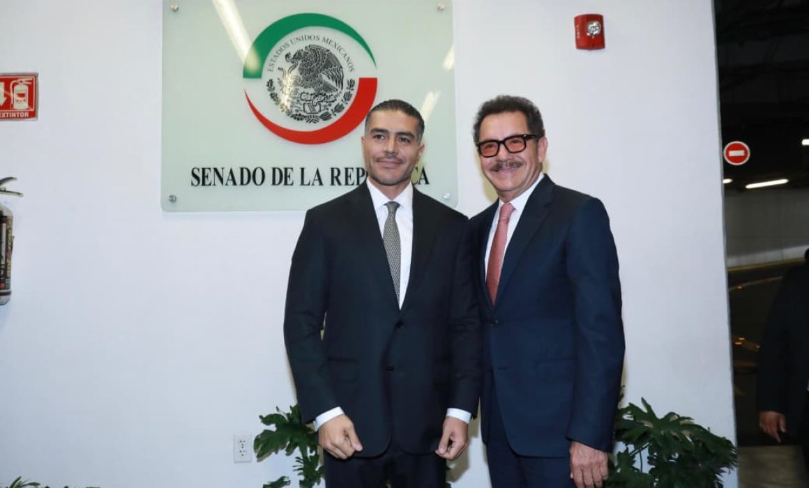 Reciben a García Harfuch en el Senado para comparecer
