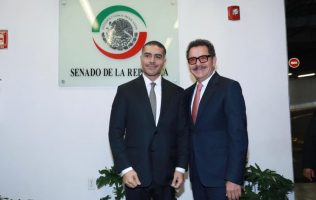 Reciben a García Harfuch en el Senado para comparecer