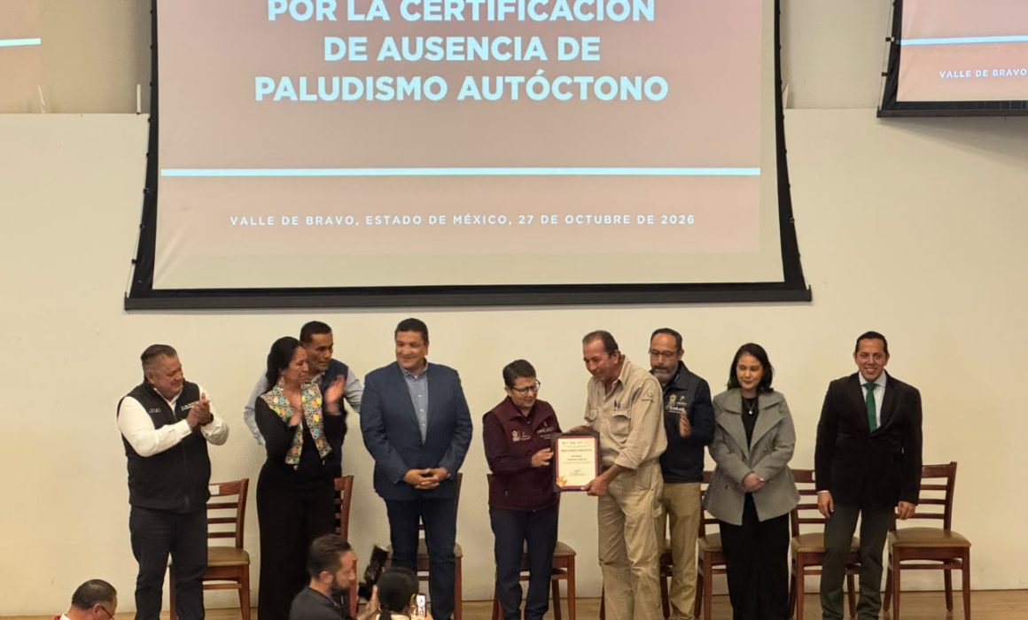 Reconocen al Edomex por mantener al paludismo fuera de sus comunidades