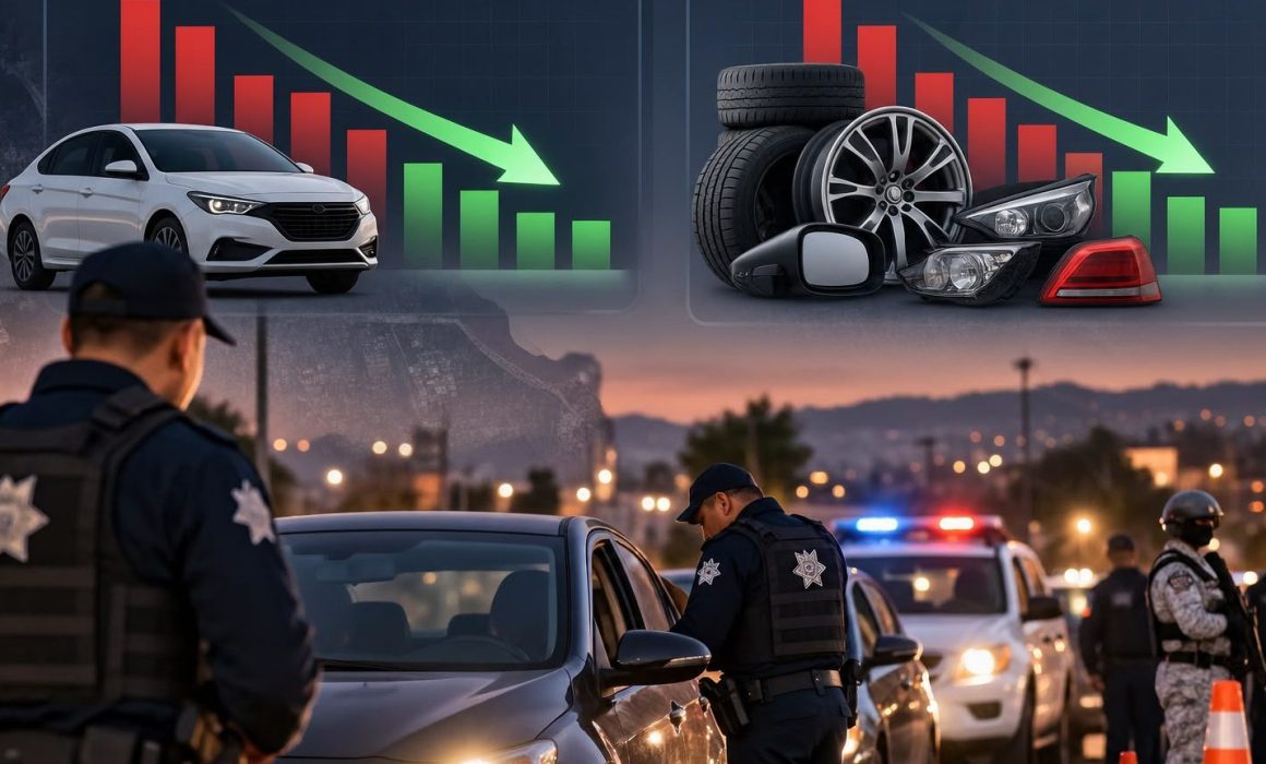 Reduce Izcalli robo de autos 39 por ciento y autopartes 49 por ciento