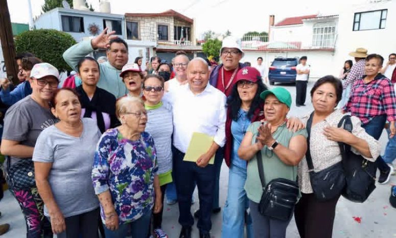 Rehabilita Tlalnepantla la calle Viveros del Rey y mejora sus servicios