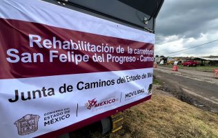 Rehabilitan camino entre San Felipe del Progreso y San José del Rincón