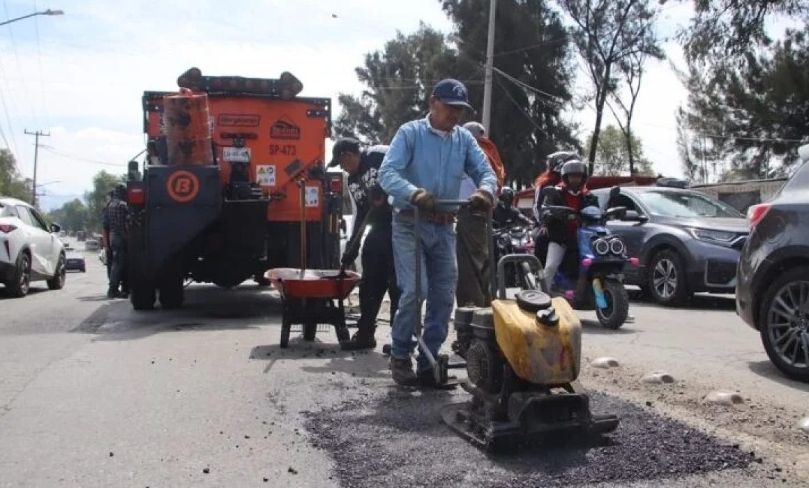 Repara Cuautitlán Izcalli más de 10 mil baches durante 2026