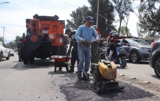 Repara Cuautitlán Izcalli más de 10 mil baches durante 2026