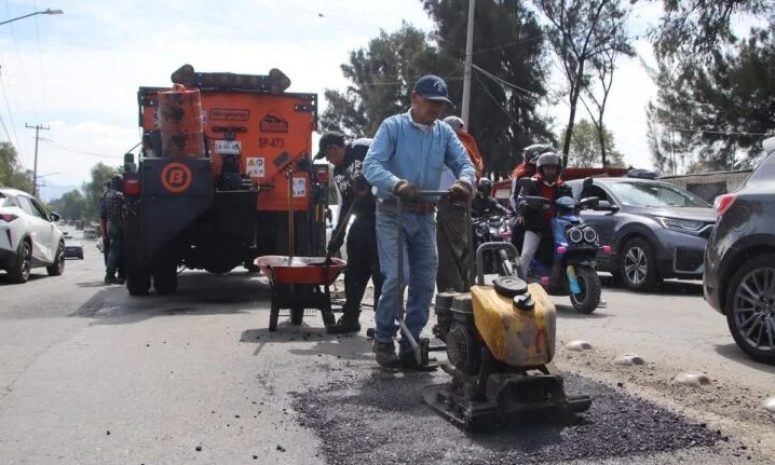 Repara Cuautitlán Izcalli más de 10 mil baches durante 2026