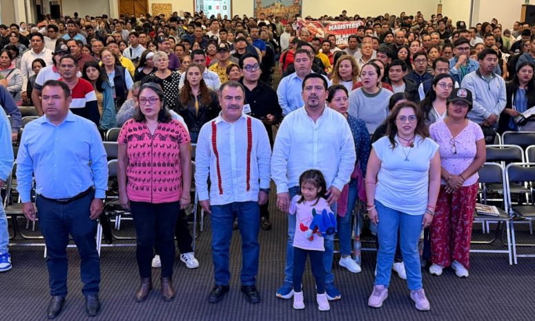Respaldan maestros de la CNTE-Oaxaca lucha por la soberanía de Sheinbaum/