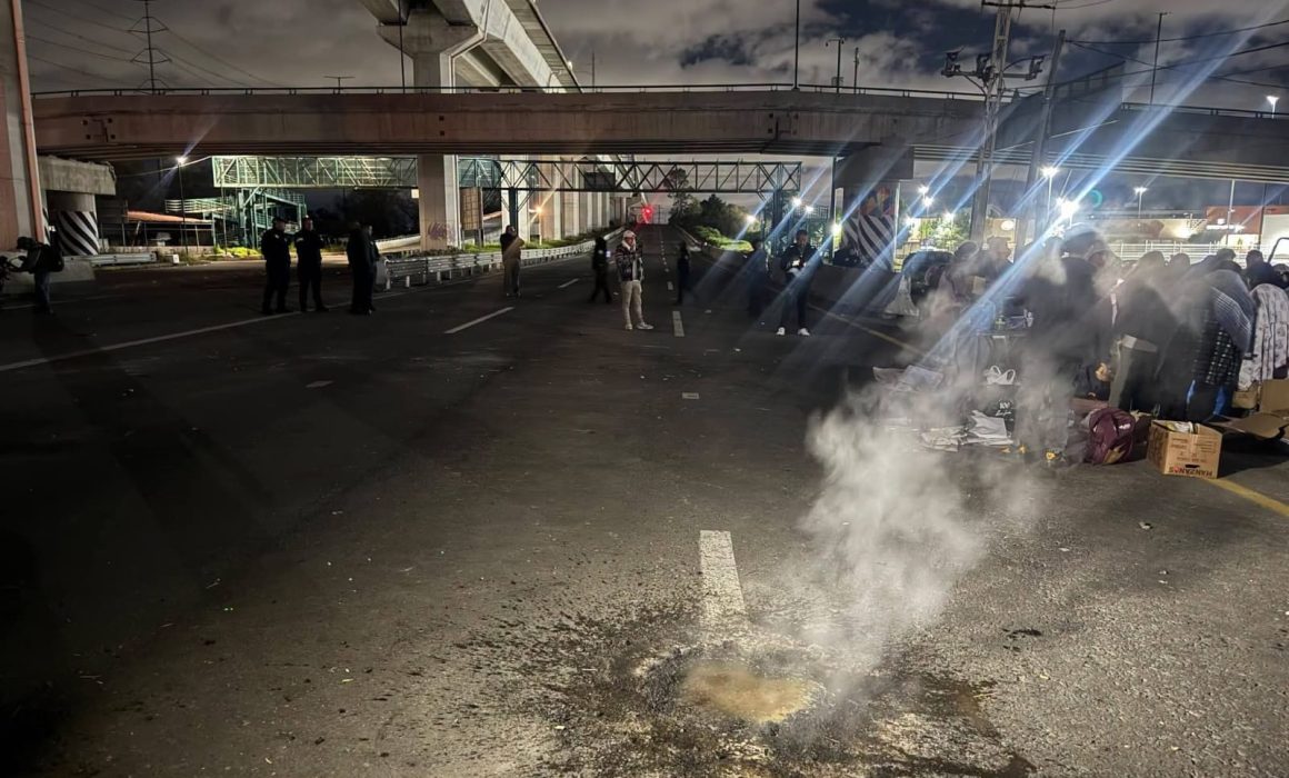 Retiran bloqueo en la México-Toluca tras más de 30 horas de protesta