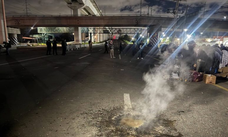Retiran bloqueo en la México-Toluca tras más de 30 horas de protesta