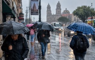 Saca el paraguas y abrígate bien; habrá lluvias en el Edomex este martes
